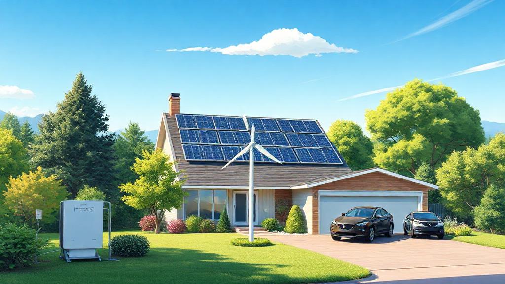 Reducing Household Emissions with Renewable Energy Technologies and Energy Storage Solutions