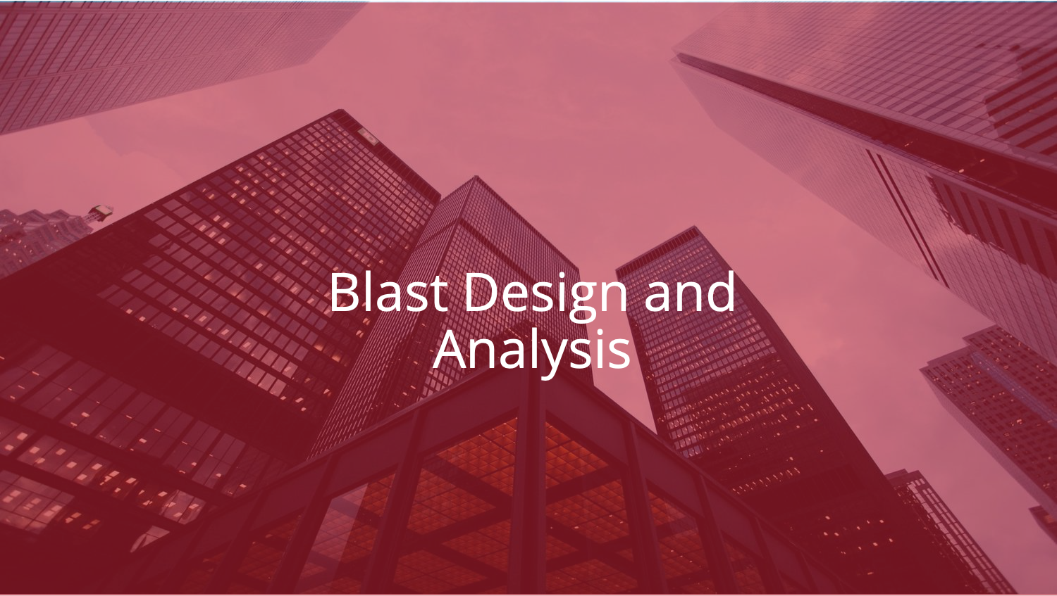 Blast resistance design Singapore