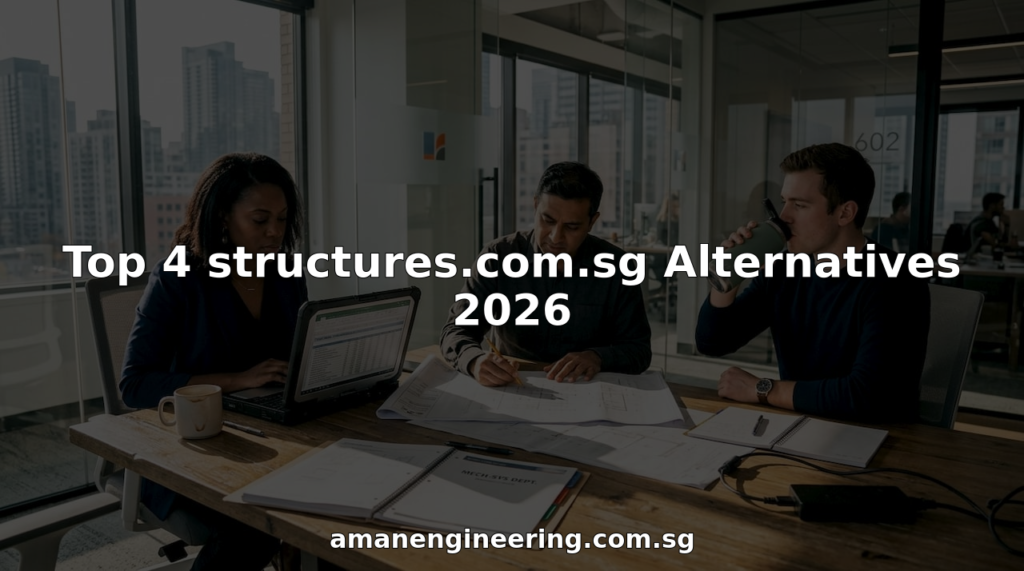 Engineering consultants discussing project plans in office