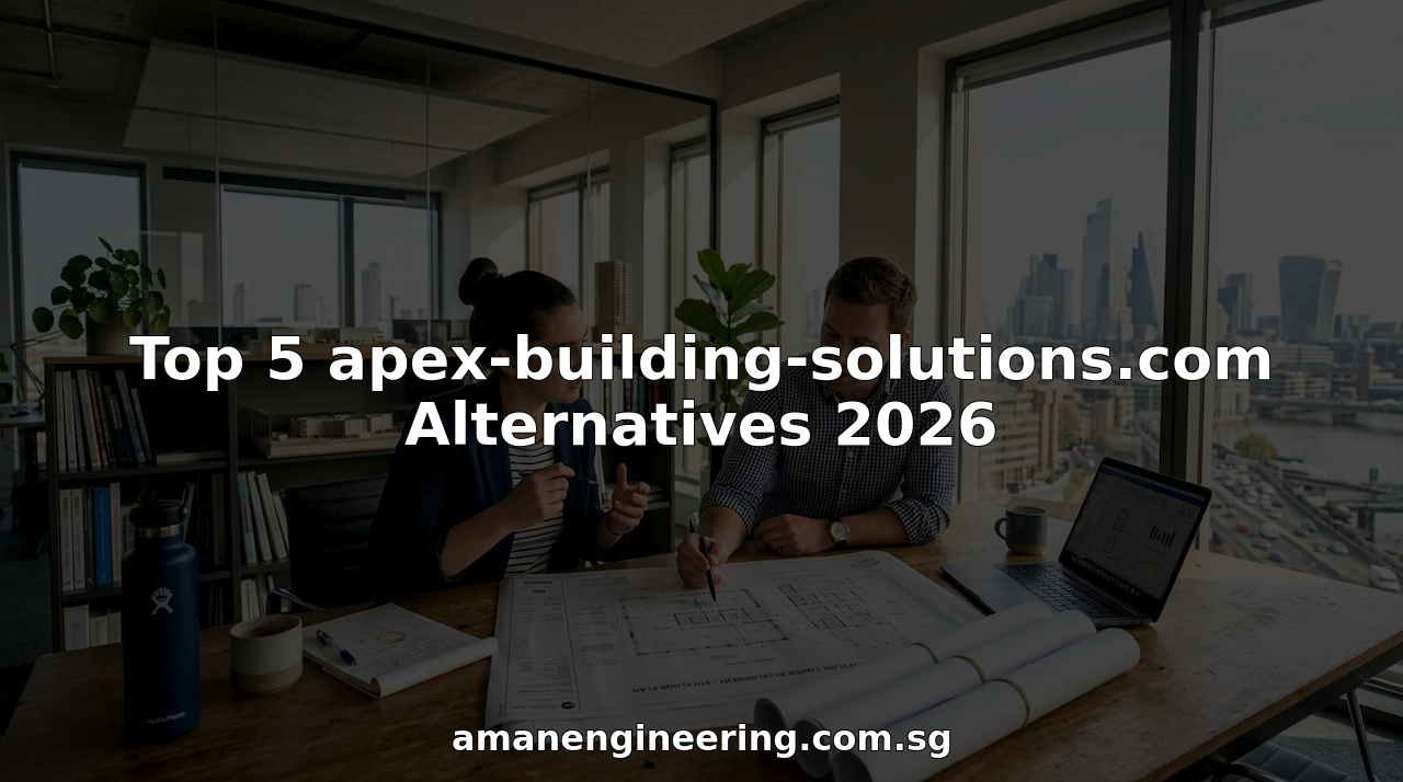 Consultants collaborate on building plans in office