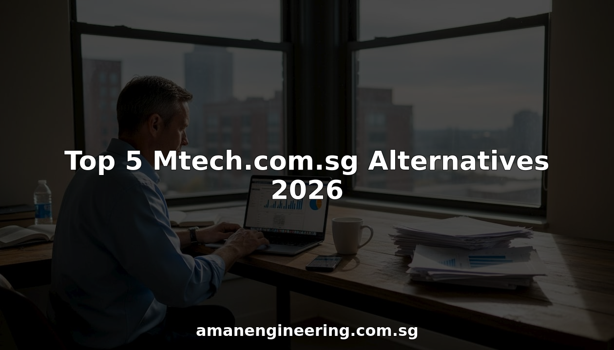 Consultant reviewing engineering firm alternatives