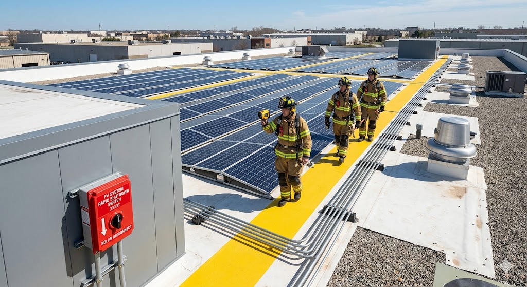 Fire Risk Mitigation for Rooftop Solar