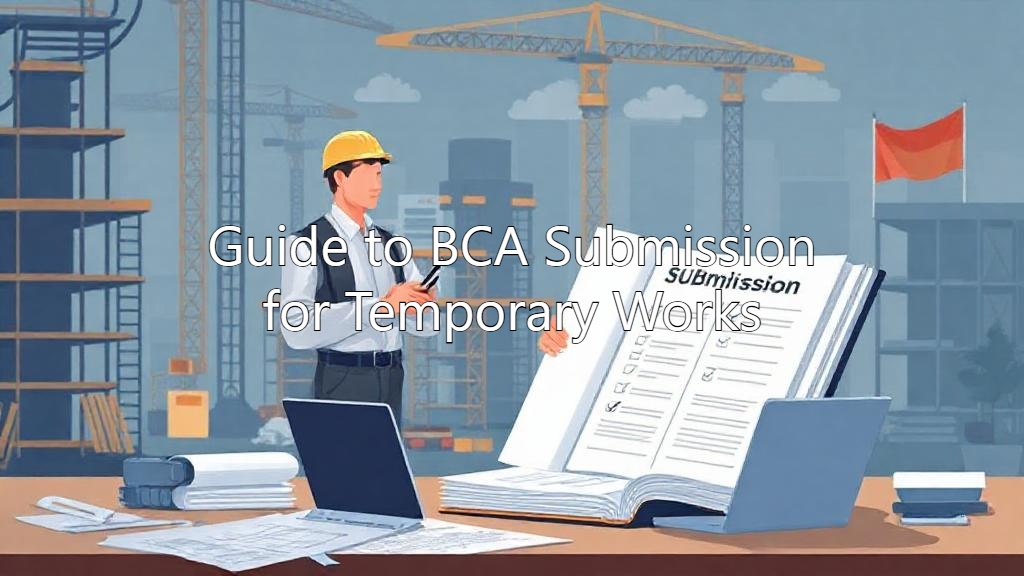 BCA submission for temporary works 2