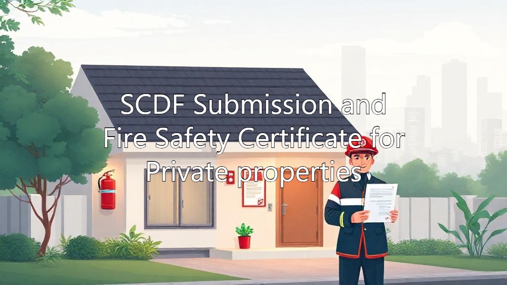 SCDF FSC submission for residential buildings