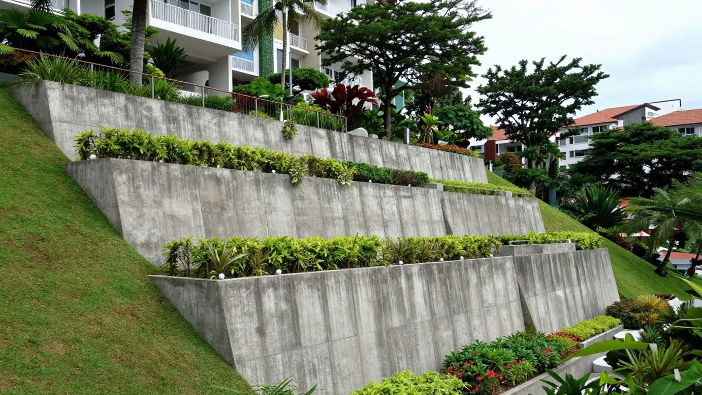 The Ultimate Guide to Retaining Wall Design for Sloping Plots in Singapore (GEO focus)