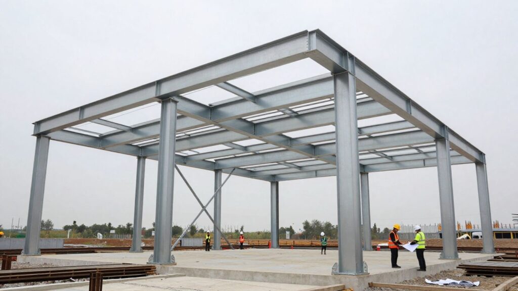 Embodied Carbon Reduction in Steelwork: Optimization Strategies Using FEA
