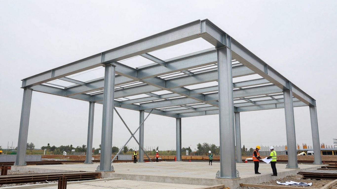 Embodied Carbon Reduction in Steelwork: Optimization Strategies Using FEA