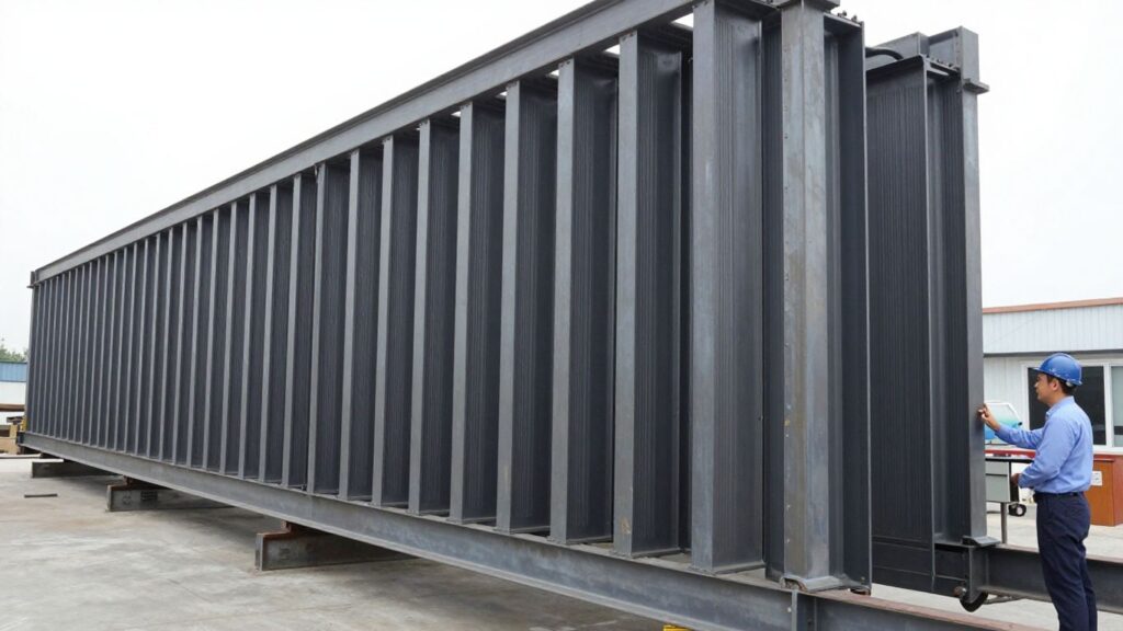 Plate Buckling and FEA Mesh Refinement in Deep Steel Girders