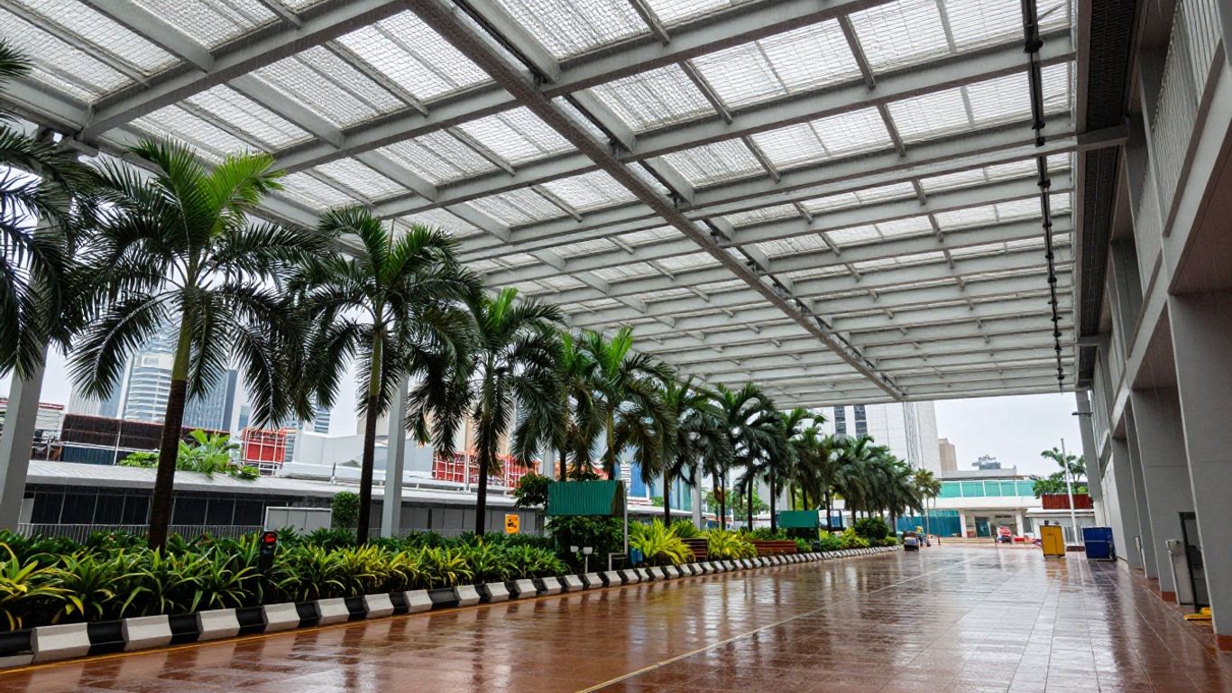 Design of Long-Span Roof Trusses and Canopies for Singapore’s Tropical Climate